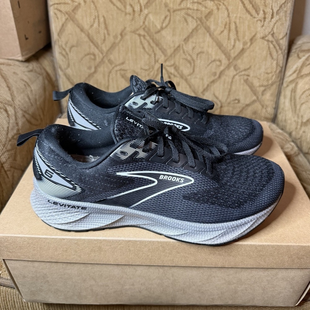 Brooks Levitate 6‎ Womens 9 Medium B Black Running Shoes Sneakers 1203831B039 - Picture 4 of 10